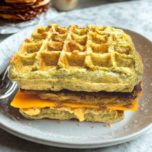High Protein Waffle Sandwich