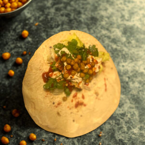 Roasted Chickpea Wraps